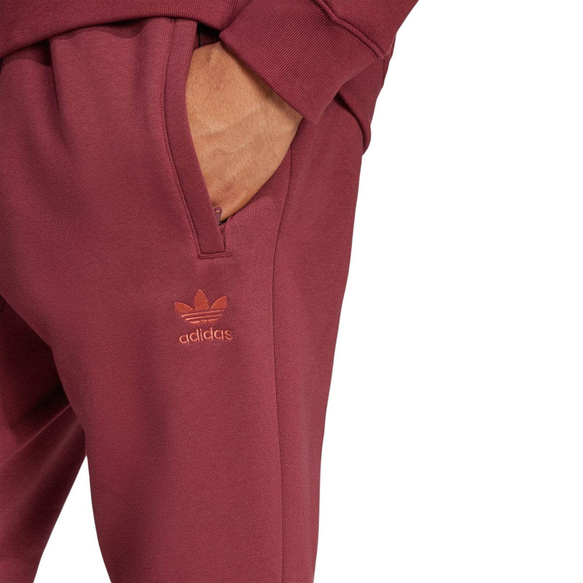 adidas Originals Trefoil Essentials Joggers - Red