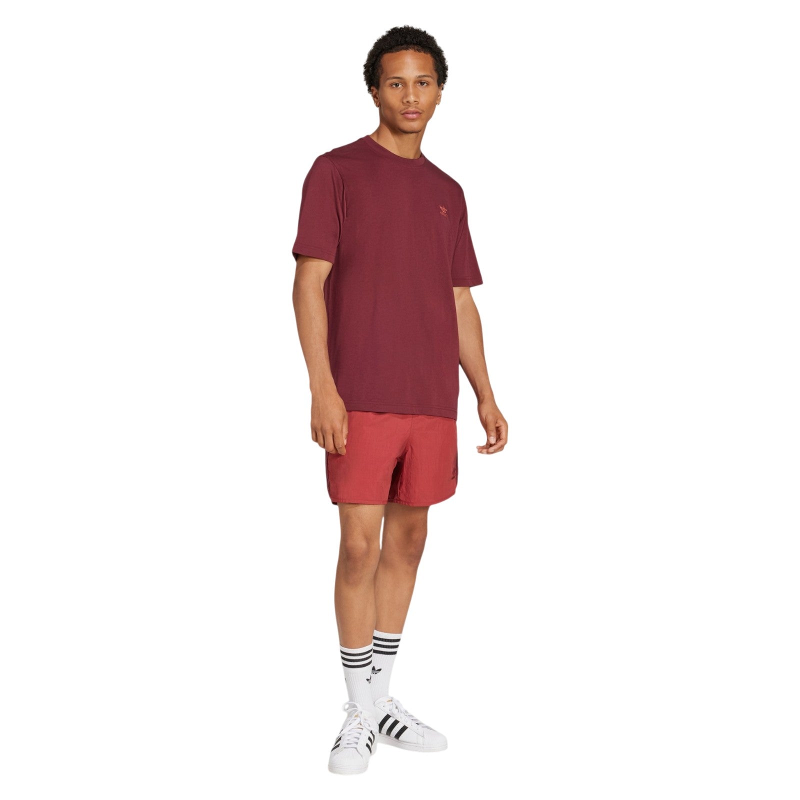 adidas Originals Men's Trefoil Essentials T-Shirt - Shadow Red