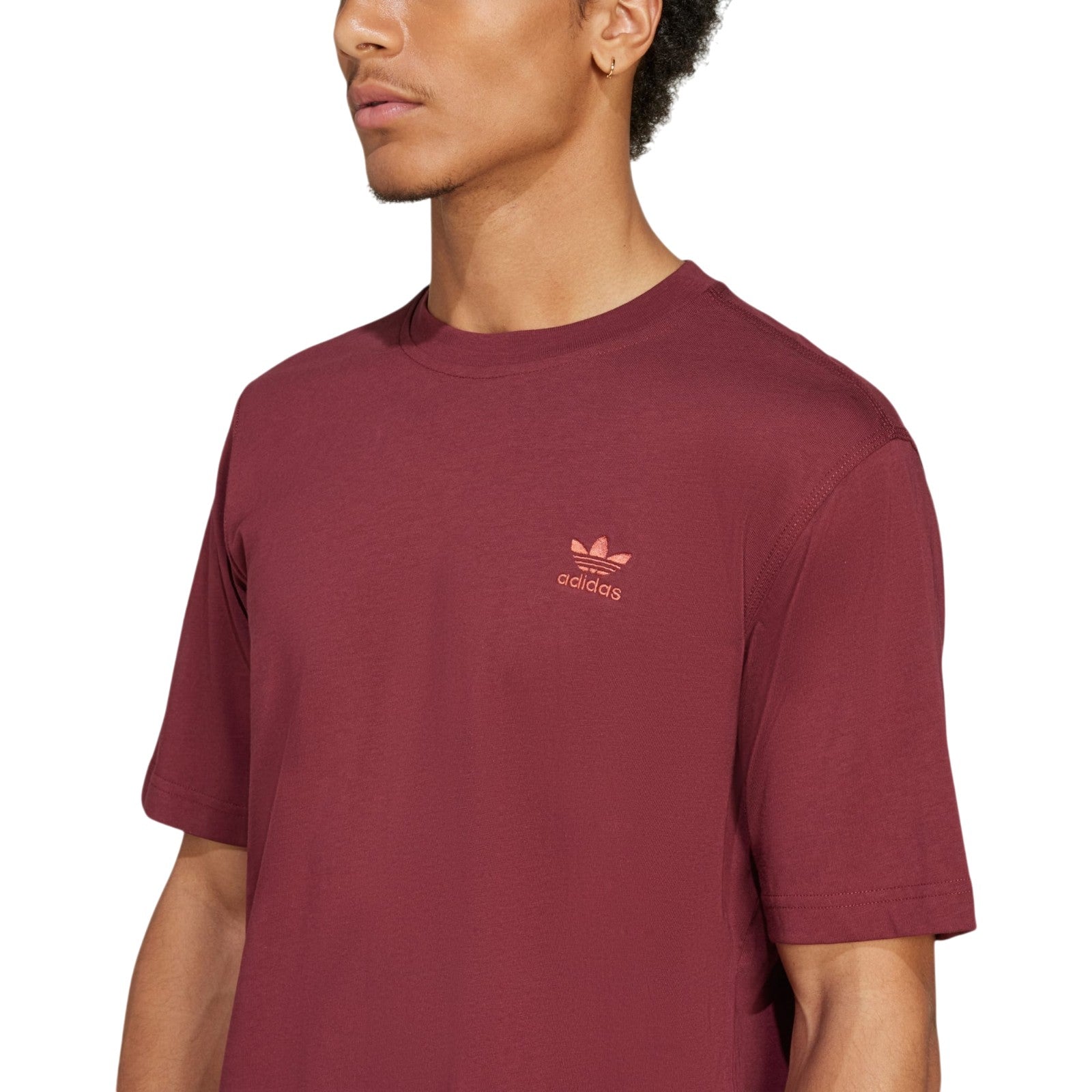 adidas Originals Men's Trefoil Essentials T-Shirt - Shadow Red