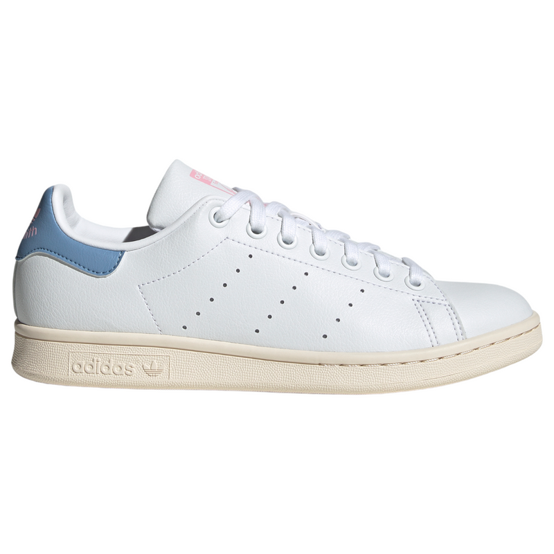 adidas Originals Womens Stan Smith Shoes - White / Ambient Sky / True Pink - ViaductClothing -  -  