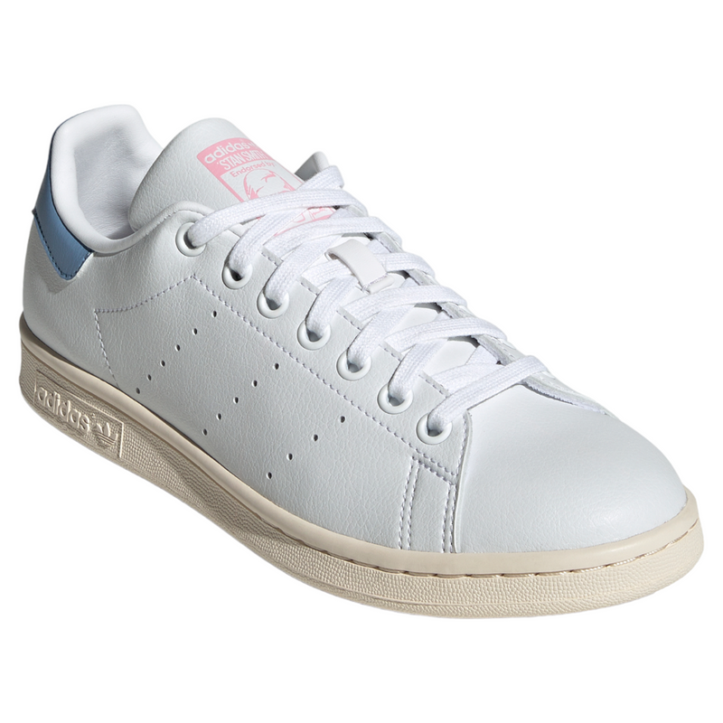 adidas Originals Womens Stan Smith Shoes - White / Ambient Sky / True Pink - ViaductClothing -  -  