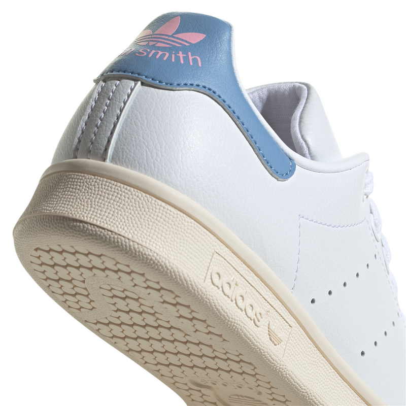 adidas Originals Womens Stan Smith Shoes - White / Ambient Sky / True Pink - ViaductClothing -  -  