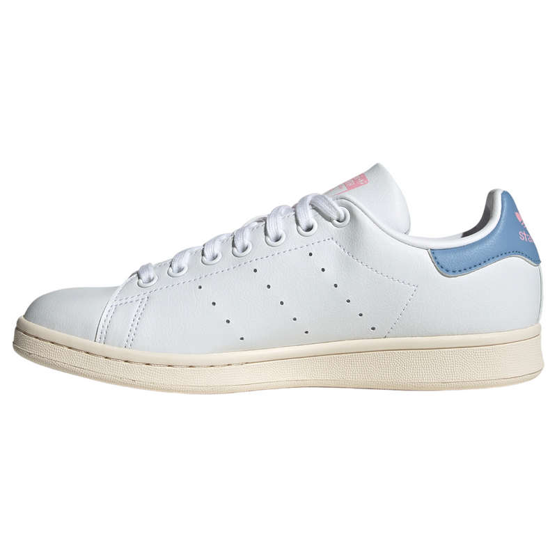 adidas Originals Womens Stan Smith Shoes - White / Ambient Sky / True Pink - ViaductClothing -  -  