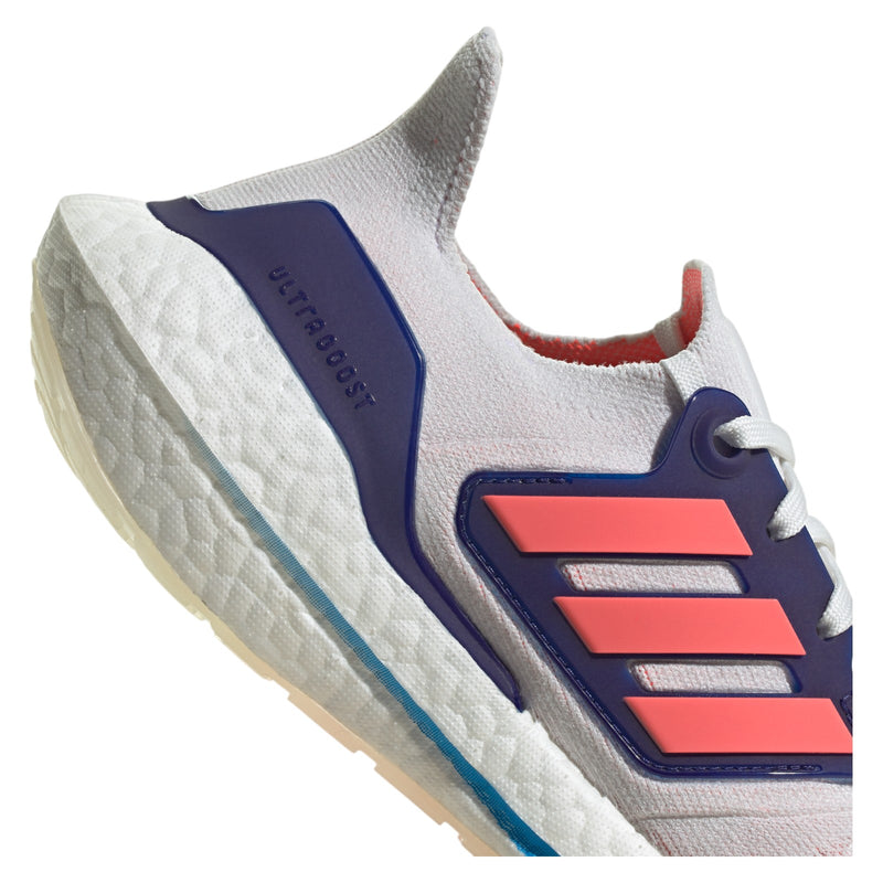 adidas Womens Ultra Boost 22 Trainers - White Turbo Indigo