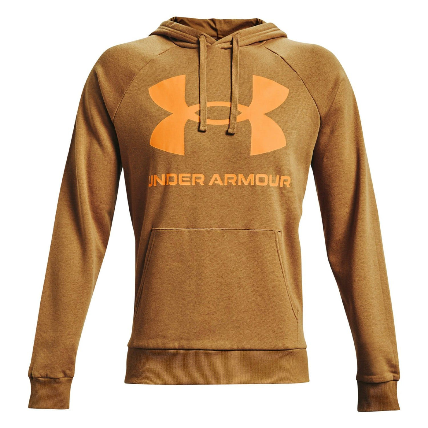 Under Armour Rival Fleece Big Logo Hoodie Brown