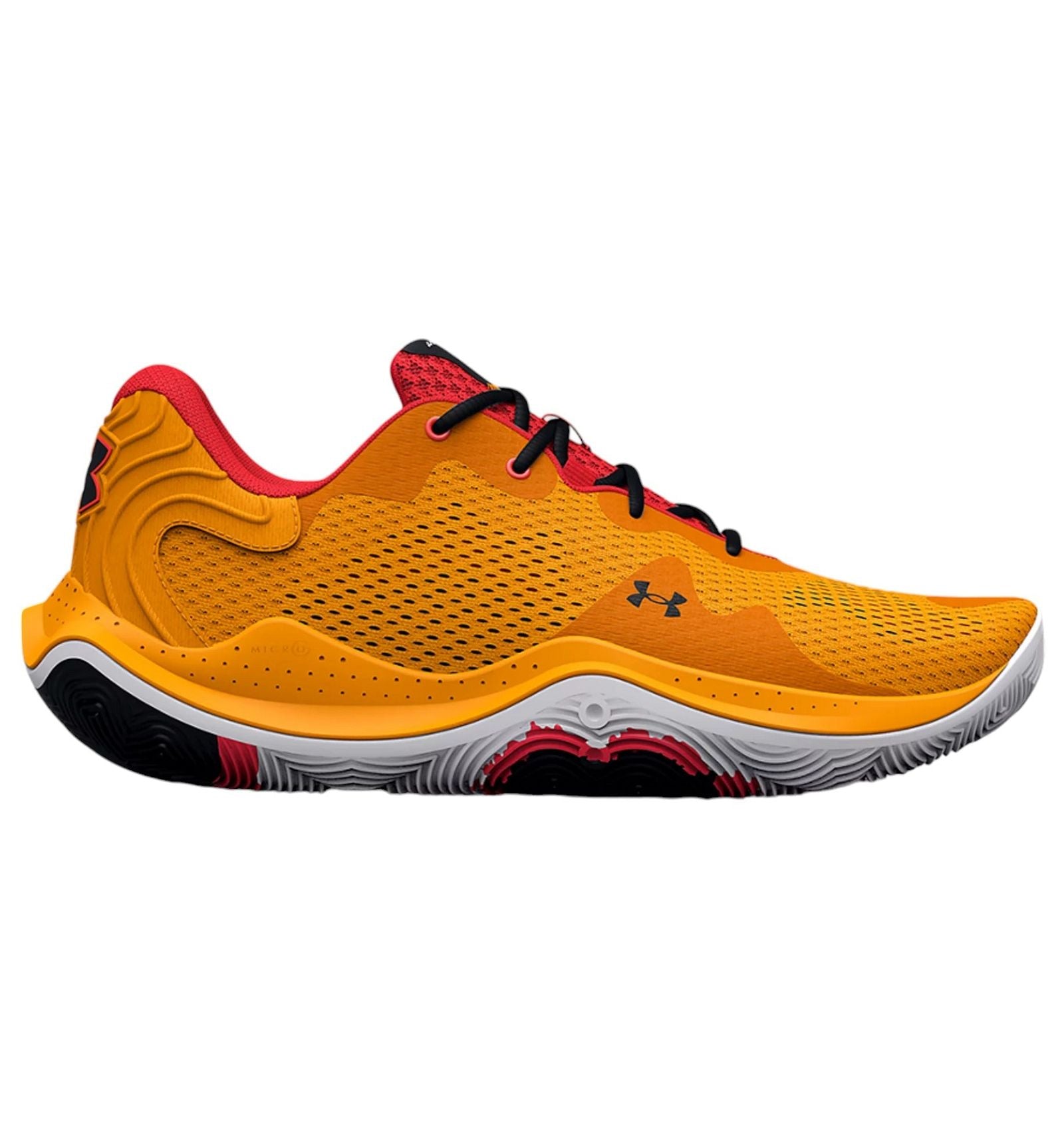 Under Armour Spawn 4 Basketball Shoes Orange Shock ViaductClothing