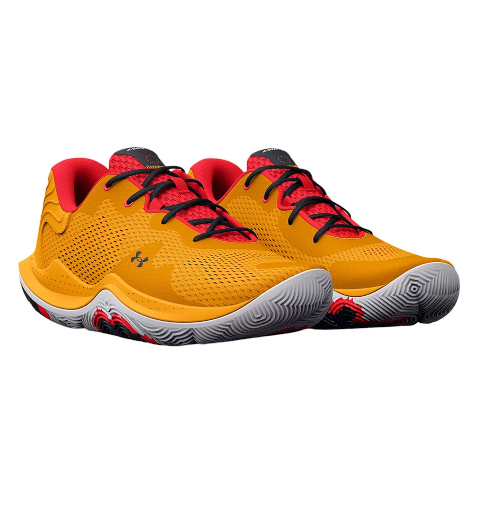Under Armour Spawn 4 Basketball Shoes - Orange Shock - ViaductClothing -  -  