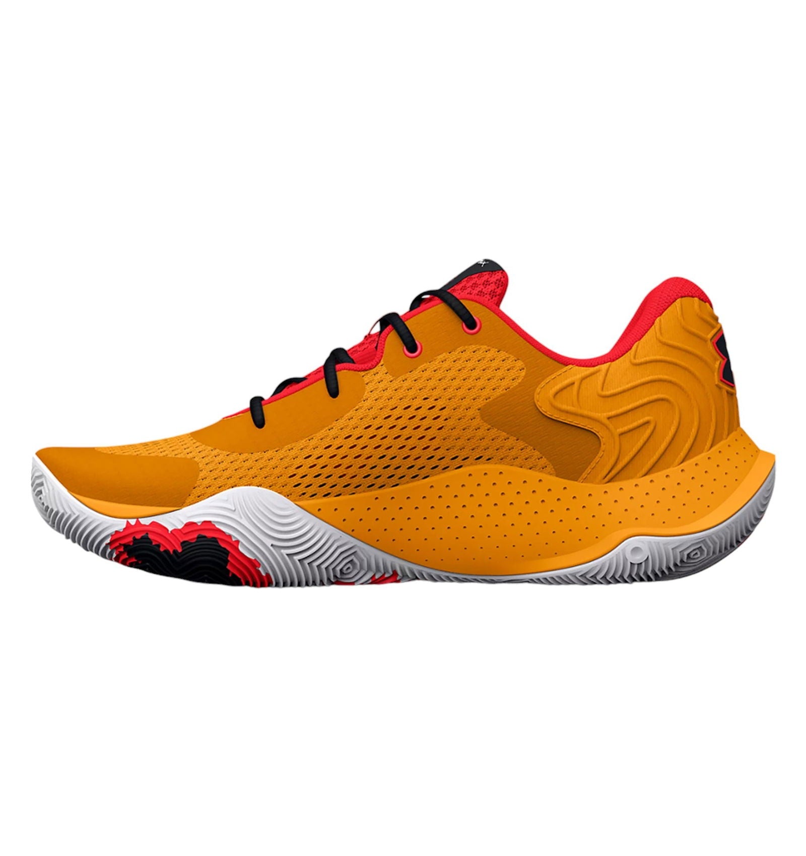 Under Armour Spawn 4 Basketball Shoes - Orange Shock - ViaductClothing -  -  