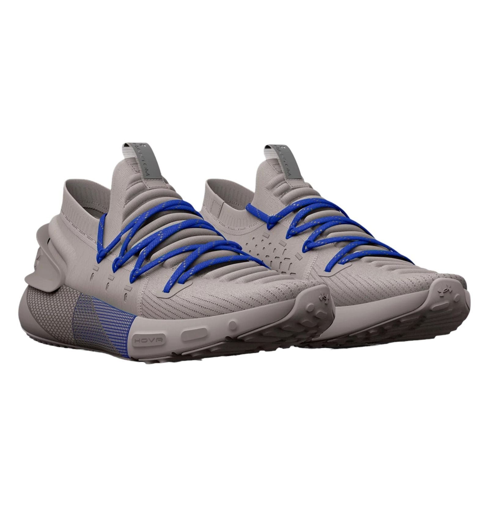 Under Armour UA Womens HOVR Phantom 3 Rflct Sneakers - Ghost Grey Versa Blue - ViaductClothing -  -  