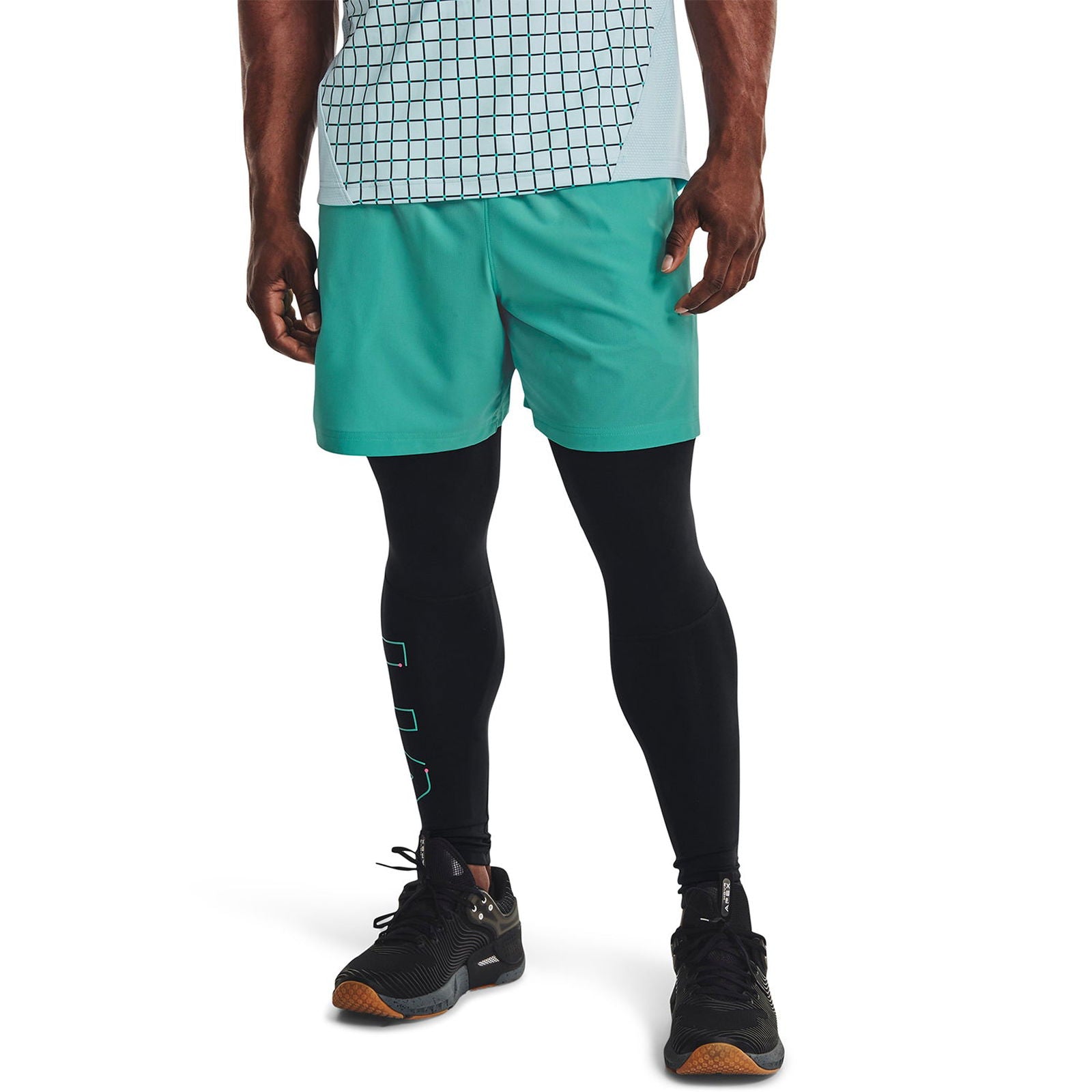 Under Armour UA Woven 7" Shorts - Green - ViaductClothing -  -  