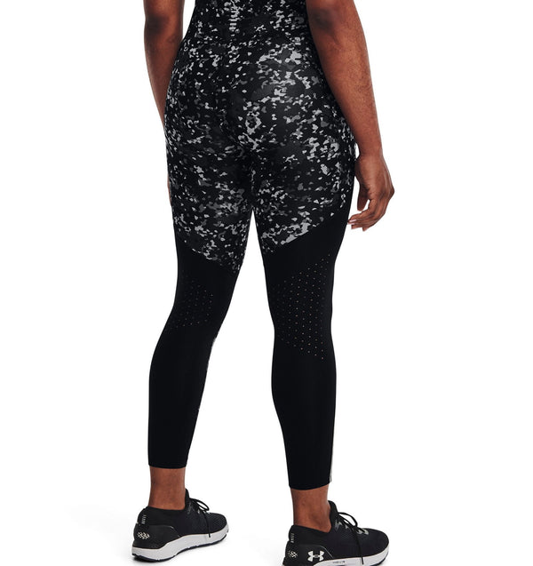 Under Armour Women's Fly Fast 3.0 Printed Ankle Tights - Black - ViaductClothing -  -  