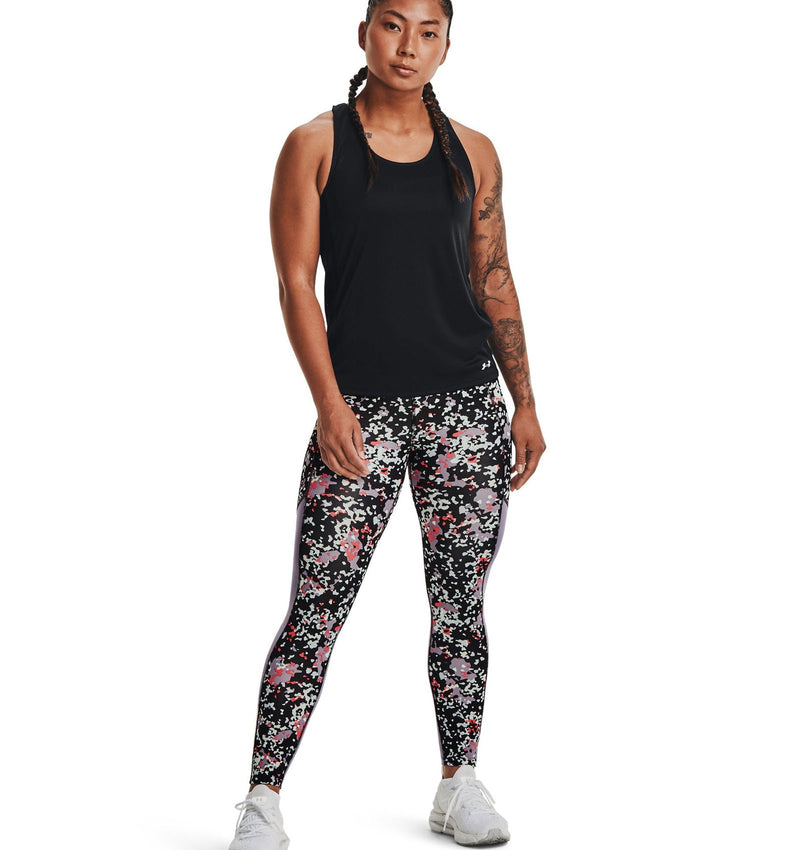 Under Armour Women's Fly Fast 3.0 Printed Ankle Tights Leggings - Black - ViaductClothing -  -  