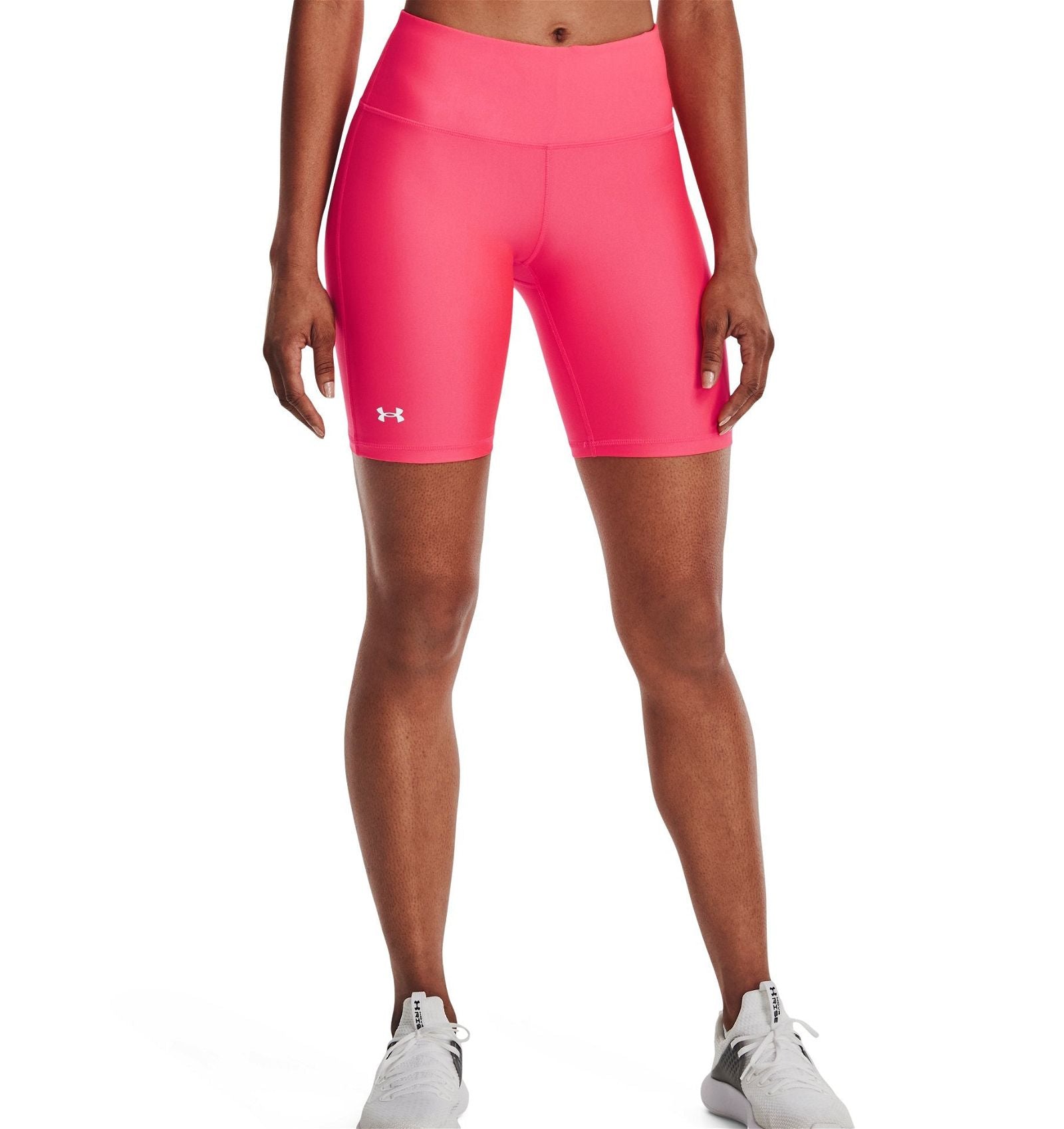 Under Armour Women's HeatGear Armour Bike Shorts - Pink - ViaductClothing -  -  