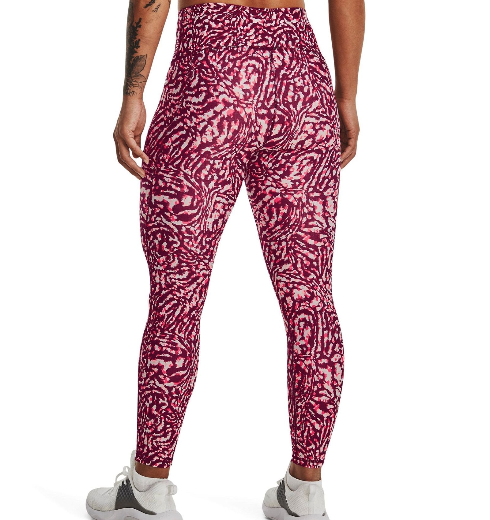 Under Armour Women's HeatGear Armour No-Slip Waistband Printed Leggings Tights - ViaductClothing -  -  