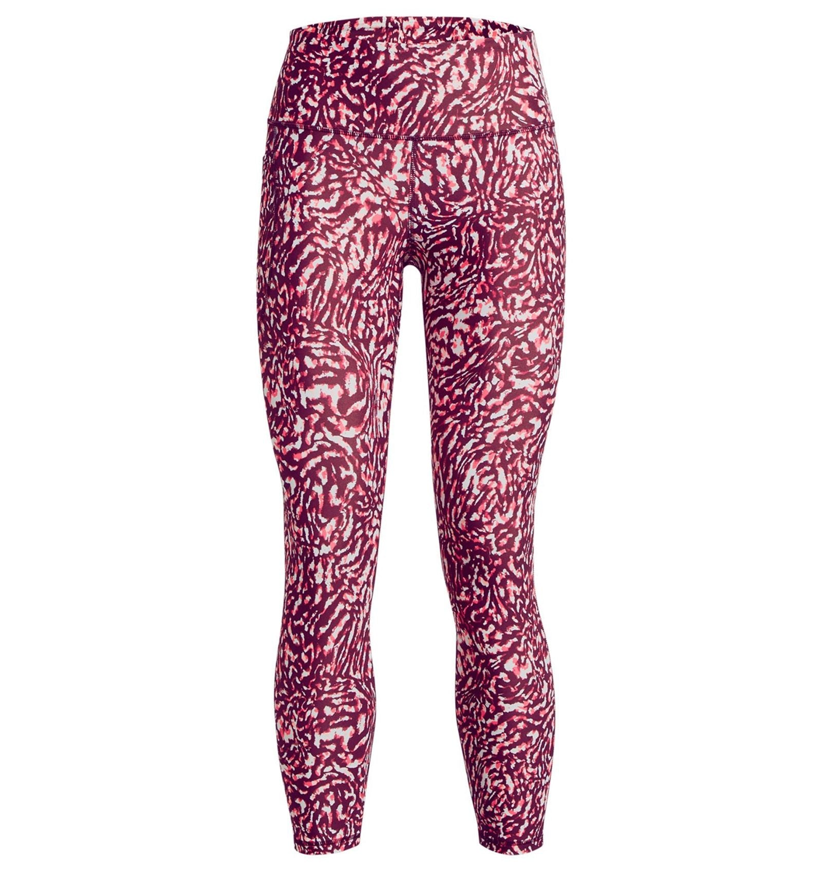 Under Armour Women's HeatGear Armour No-Slip Waistband Printed Leggings Tights - ViaductClothing -  -  