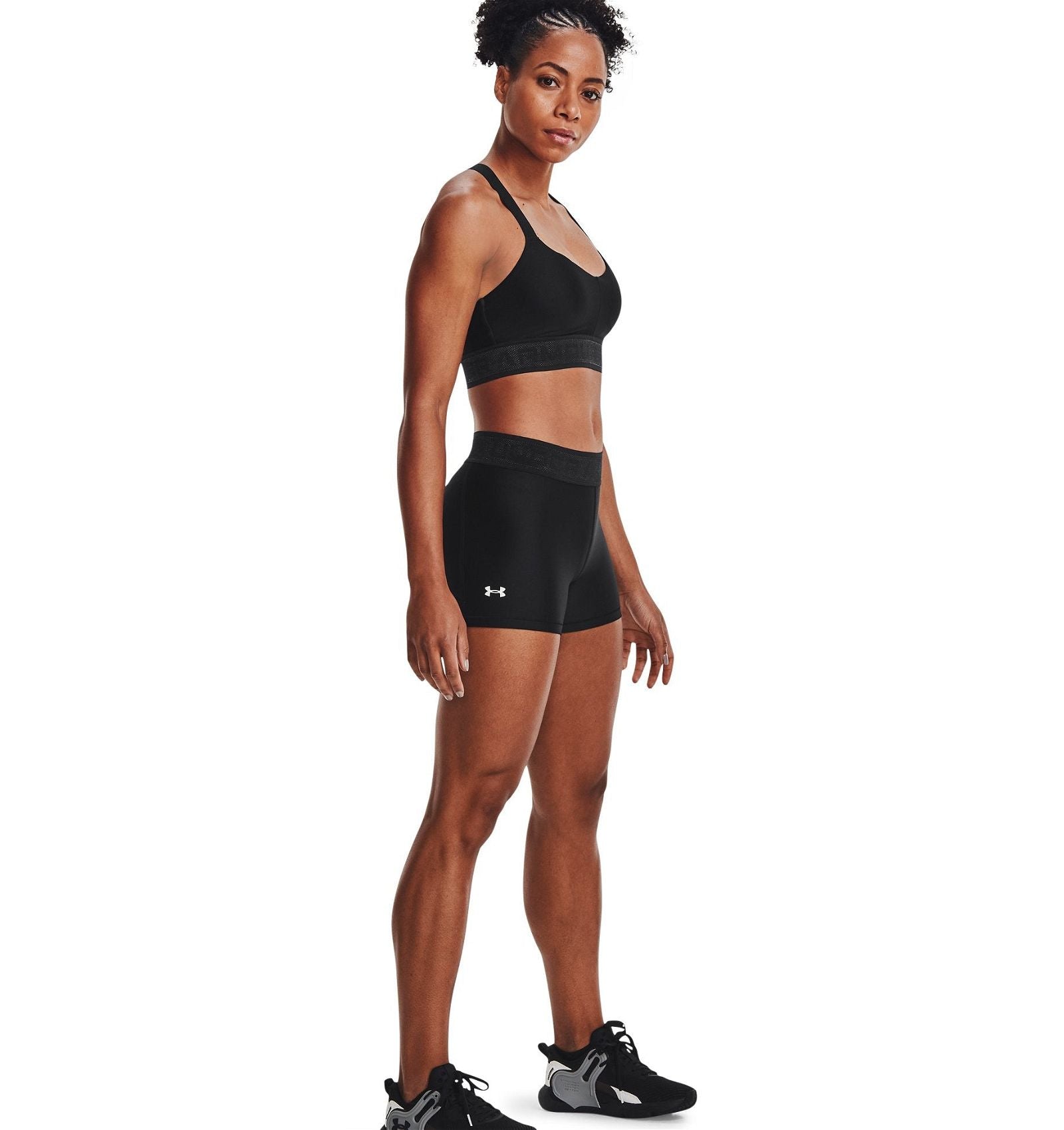 Under Armour Women's HeatGear Mesh Shorts - Black - ViaductClothing -  -  