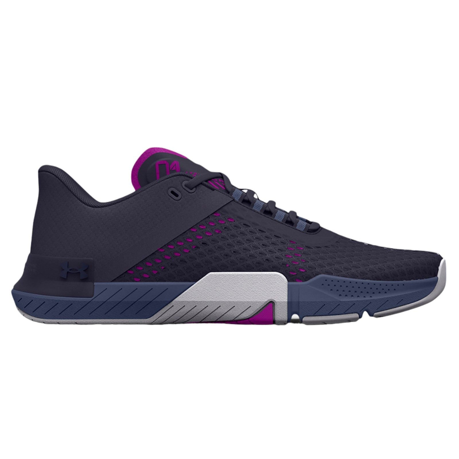 Under Armour Womens TriBase Reign 4 Training Shoe - Tempered Steel Strobe - ViaductClothing -  -  