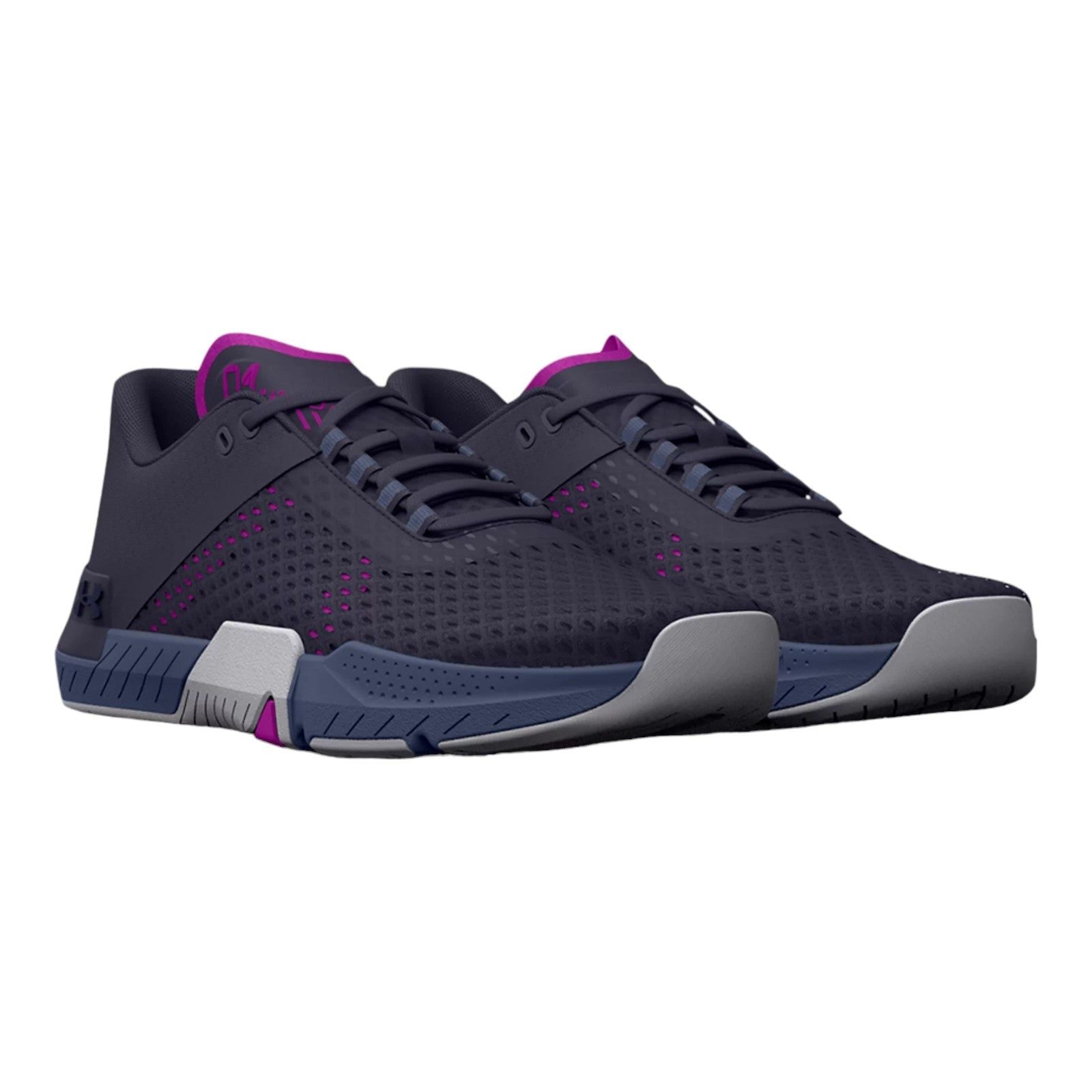 Under Armour Womens TriBase Reign 4 Training Shoe - Tempered Steel Strobe - ViaductClothing -  -  
