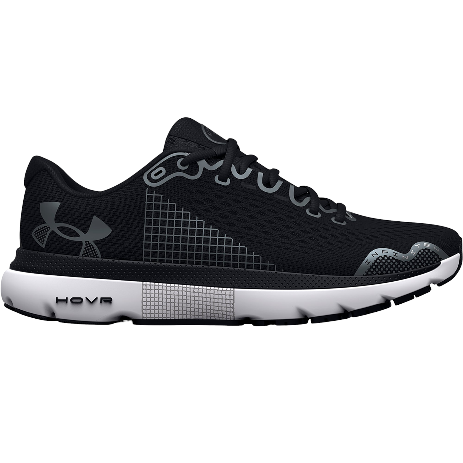 Under Armour Womens UA HOVR Infinite 4 Running Shoes Black ViaductClothing