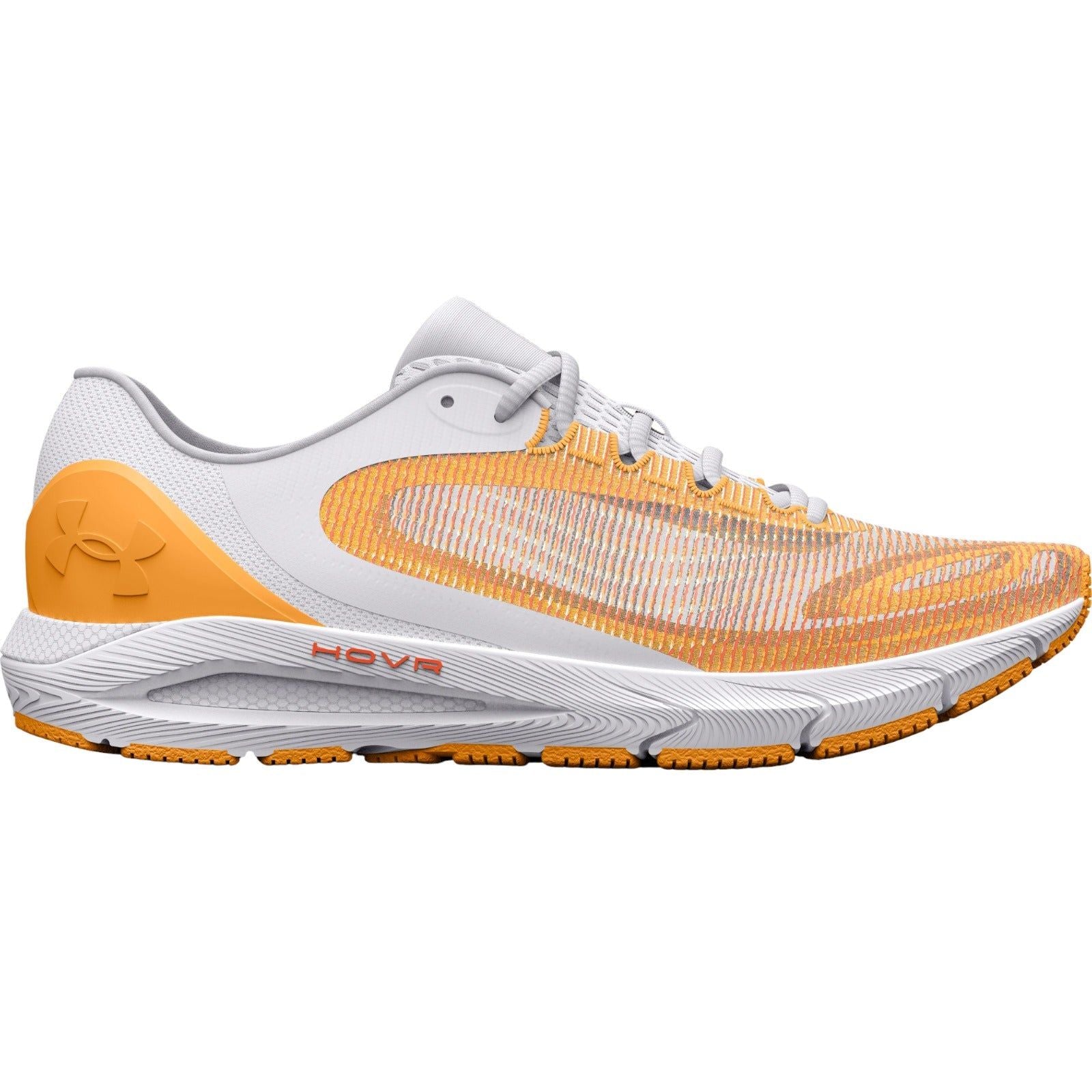 Womens orange under armour shoes best sale