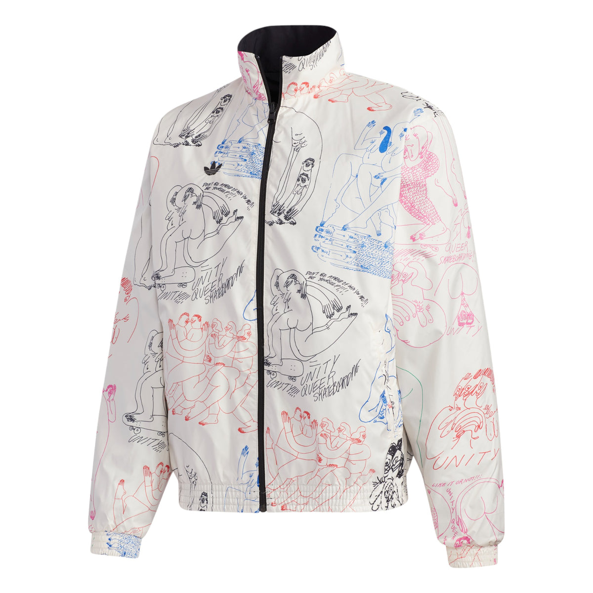 adidas Originals Unity Reversible Jacket - Black/White - FM1455