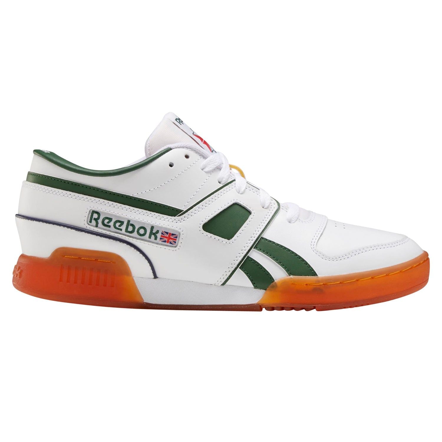 Reebok Unisex Pro Workout Lo Shoes - White / Utility Green - ViaductClothing -  -  