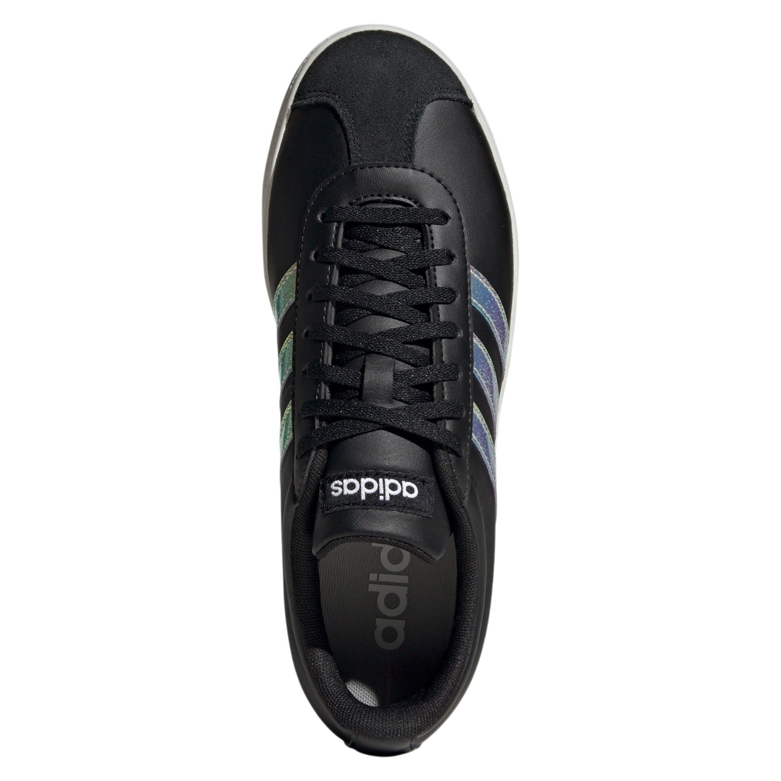 adidas Womens VL Court Base Shoes - Core Black / Core White