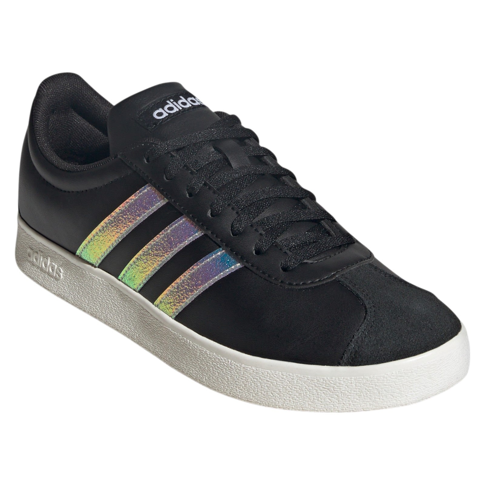 adidas Womens VL Court Base Shoes - Core Black / Core White