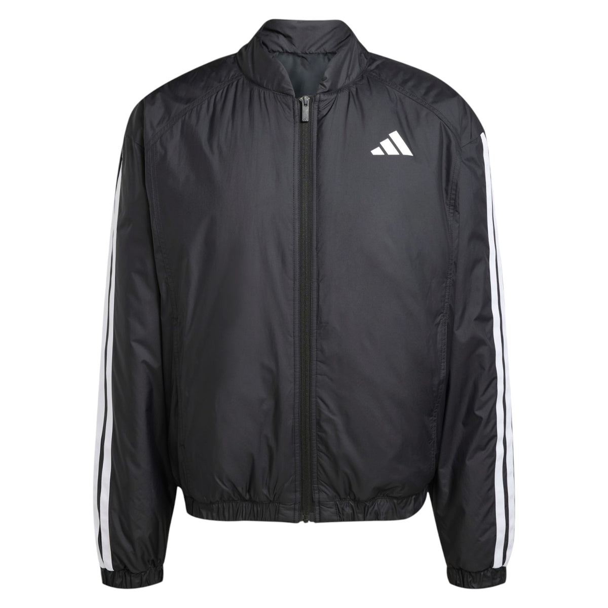 adidas Essentials 3-Stripes Insulated Bomber Jacket - Black