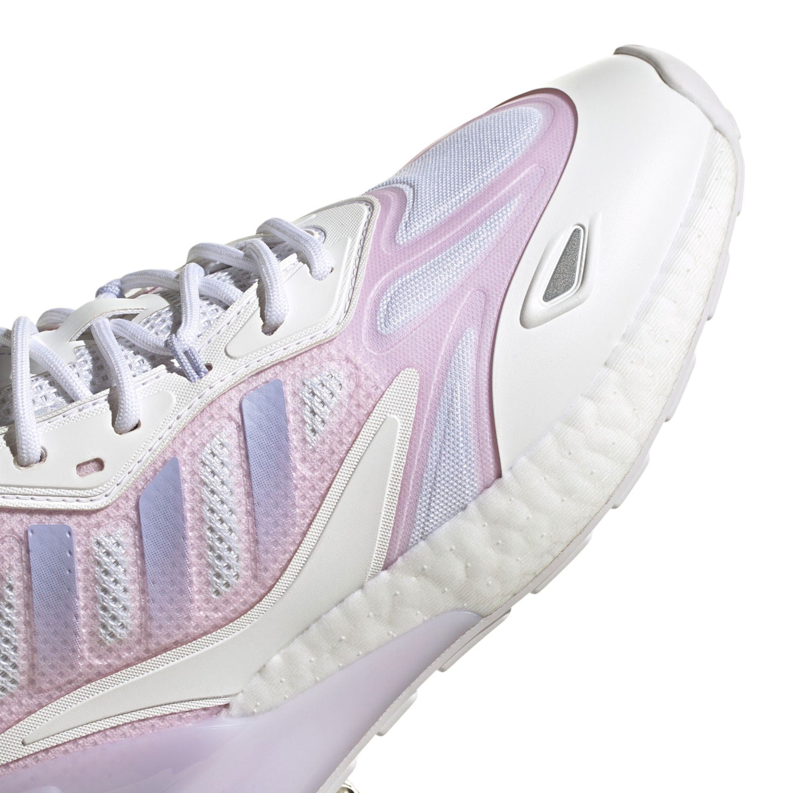 adidas Originals Womens ZX 2K Boost 2.0 Trainers - White / Violet Tone - ViaductClothing -  -  