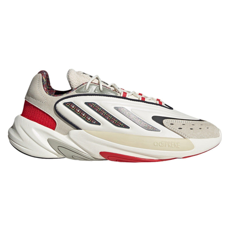 adidas Originals Unisex Ozelia Trainers - White / Vivid Red - ViaductClothing -  -  