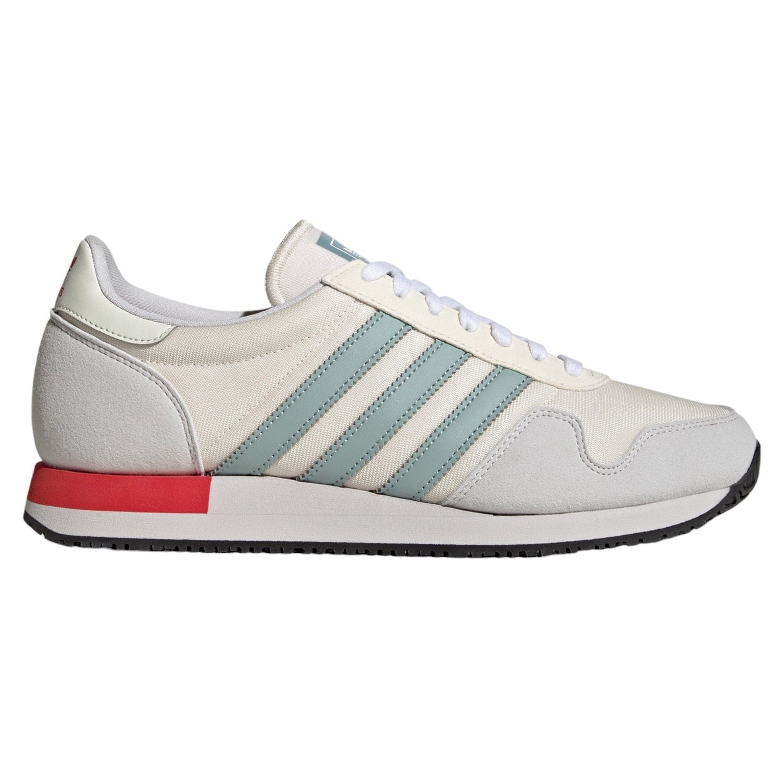 adidas Originals USA 84 Trainers - Chalk White / Vivid Red - ViaductClothing -  -  
