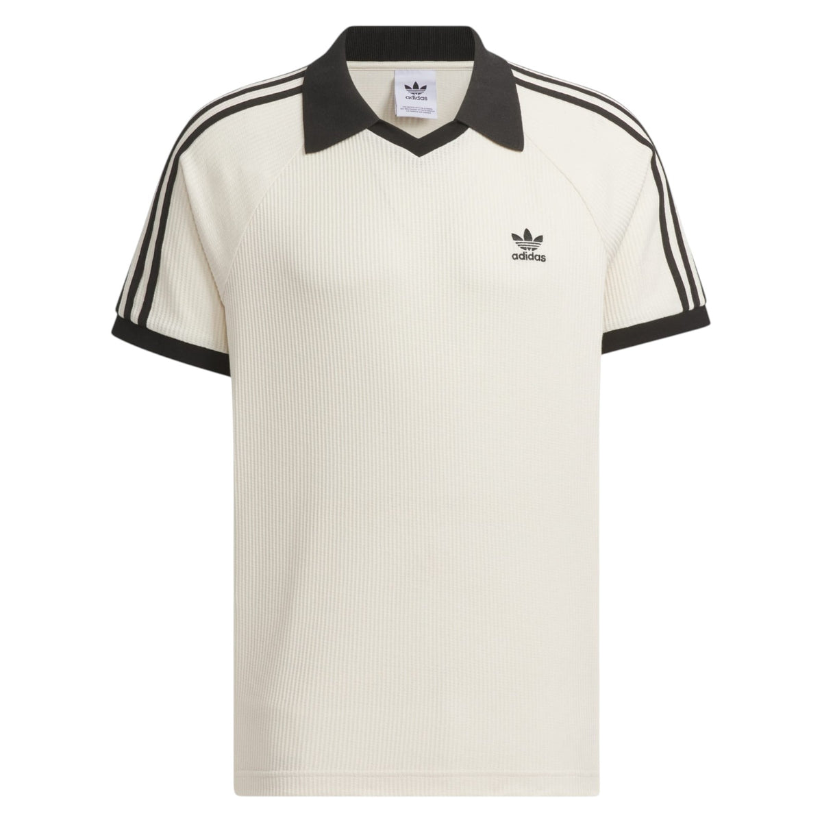 adidas Originals Waffle Short Sleeve Polo Shirt - White