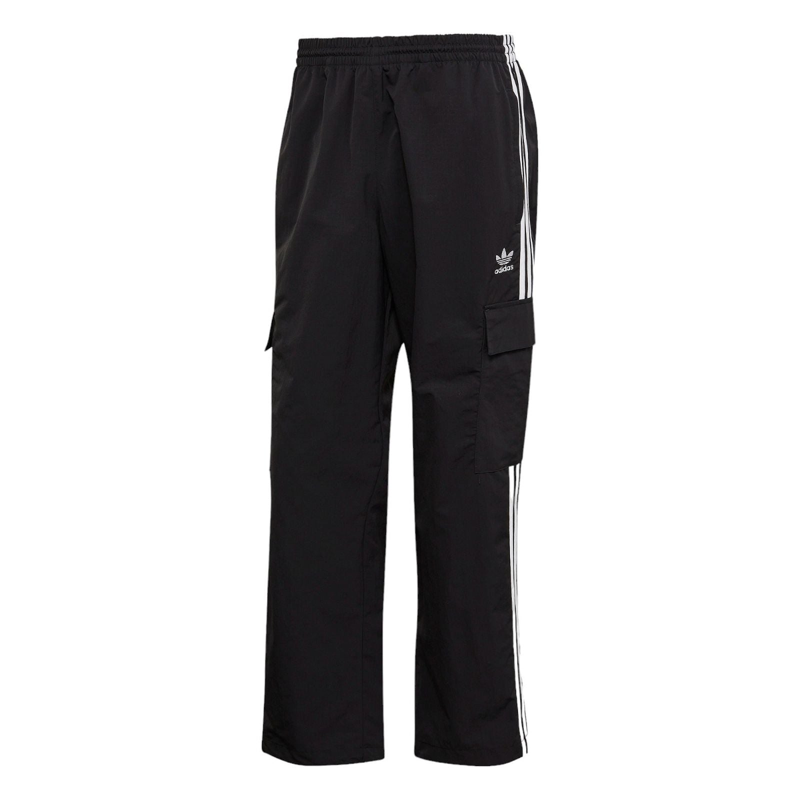 adidas Originals Adicolor 3-Stripes Cargo Pants - Black / White - ViaductClothing -  -  