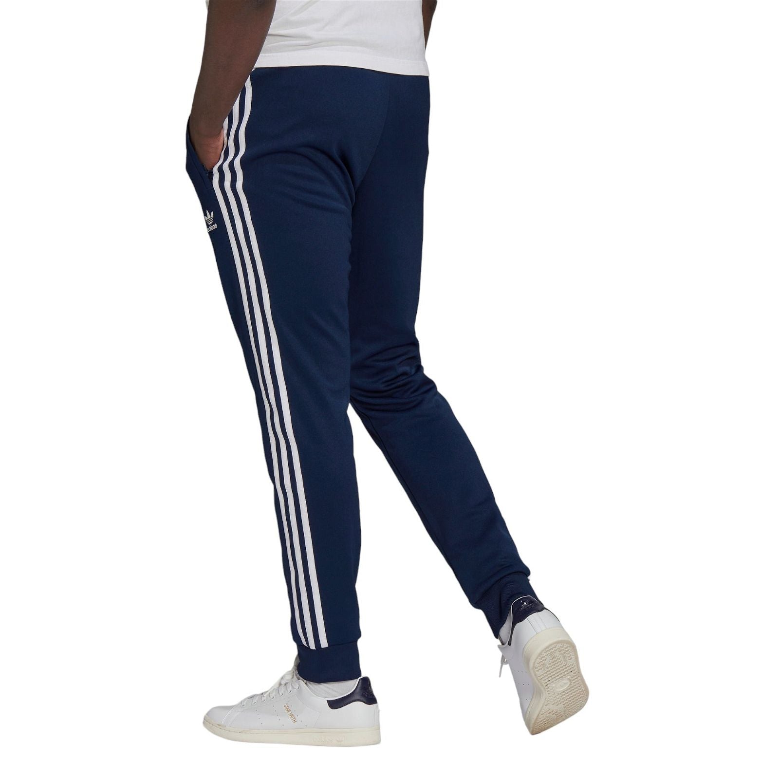 adidas Originals Adicolor Classics Primeblue SST Superstar Track Pants - Night Indigo / White - ViaductClothing -  -  