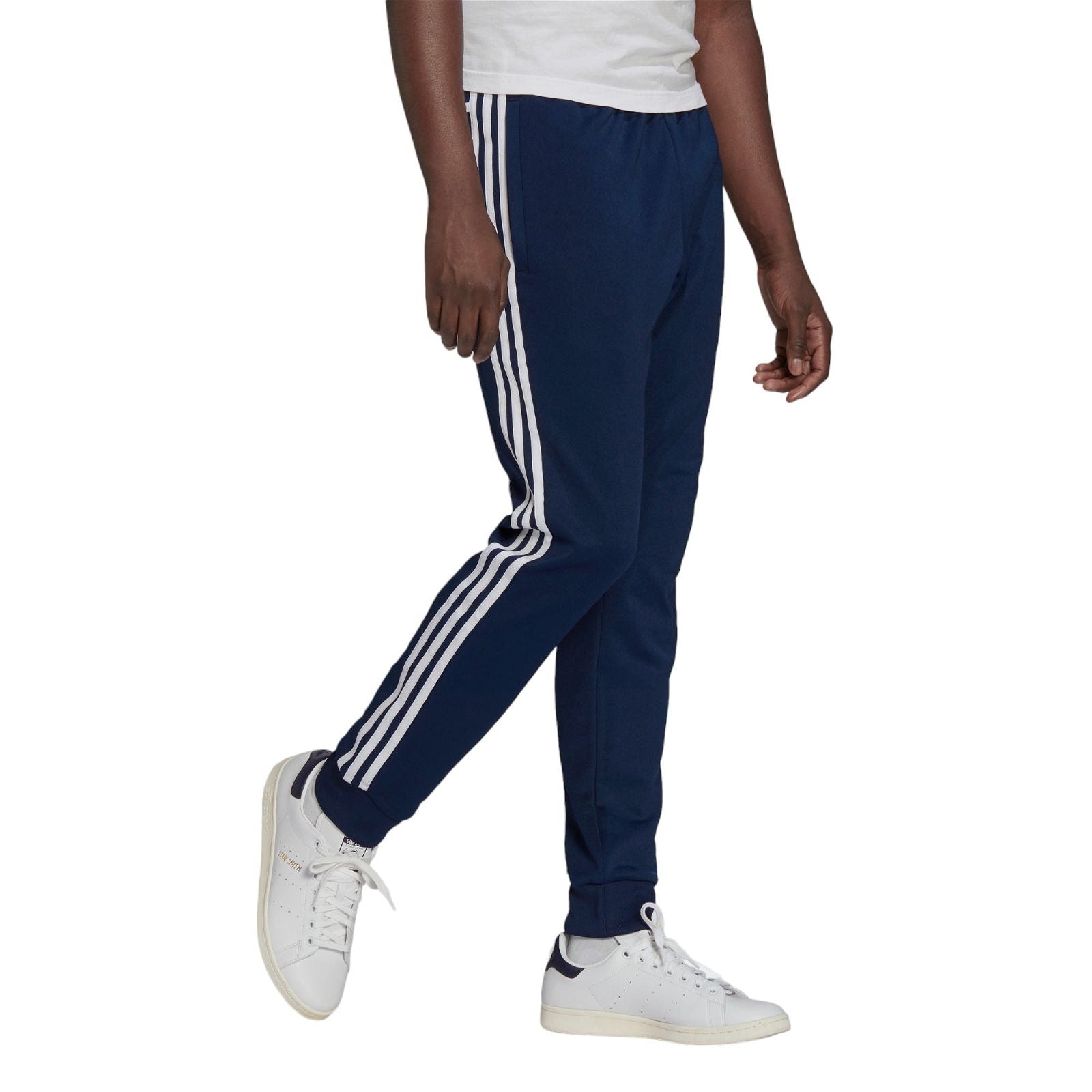 adidas Originals Adicolor Classics Primeblue SST Superstar Track Pants - Night Indigo / White - ViaductClothing -  -  