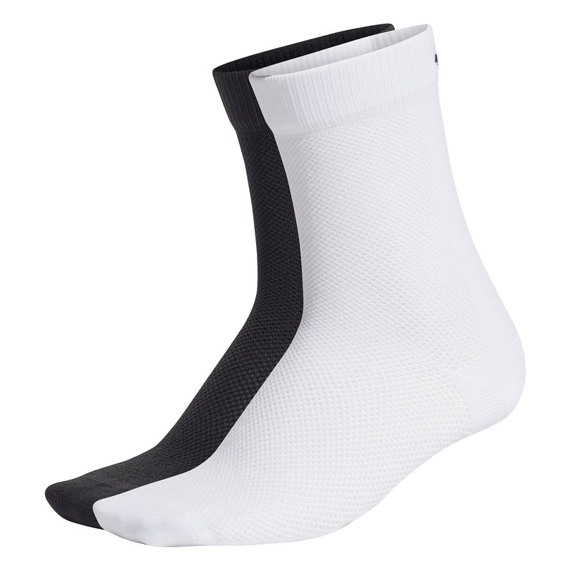 adidas Originals Mesh Socks 2 Pairs - Black/White - ViaductClothing -  -  