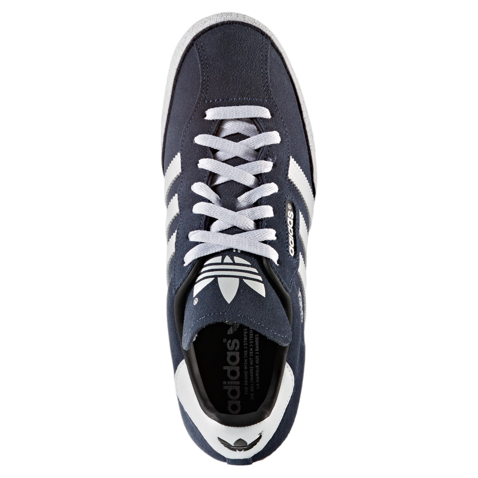 adidas Originals Samba Super Suede Trainers Navy White 019332 ViaductClothing