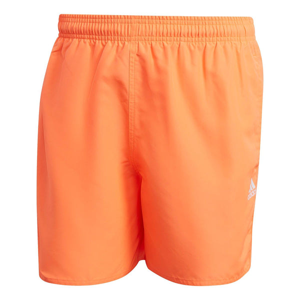 adidas Solid Swim Shorts - Orange / White - ViaductClothing -  -  