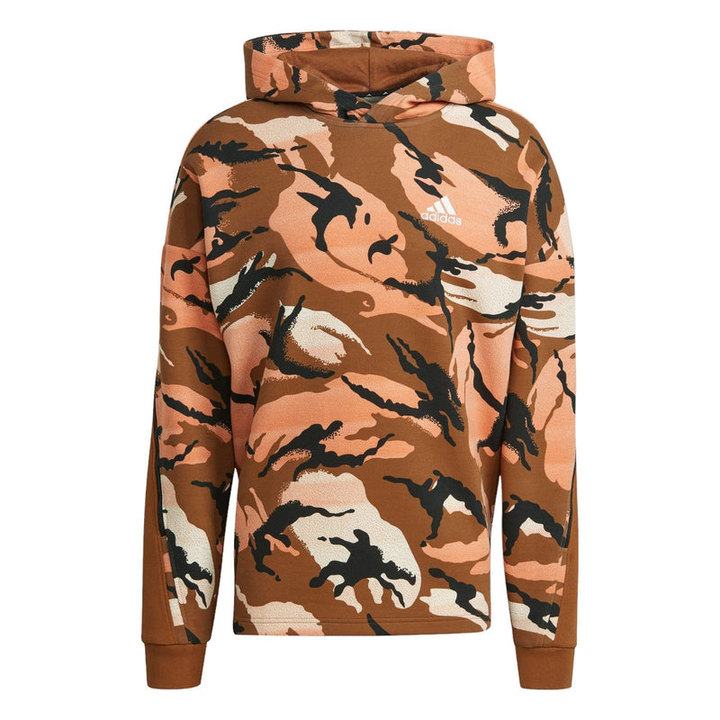 adidas Sportswear Desert Camo AOP Hoodie - Multicolor/Wild Brown - ViaductClothing -  -  