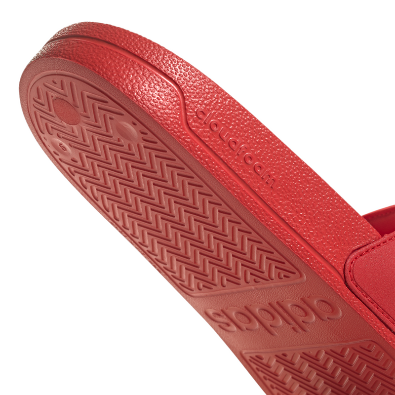 adidas Adilette Shower Slides - Vivid Red / Wonder White - ViaductClothing -  -  