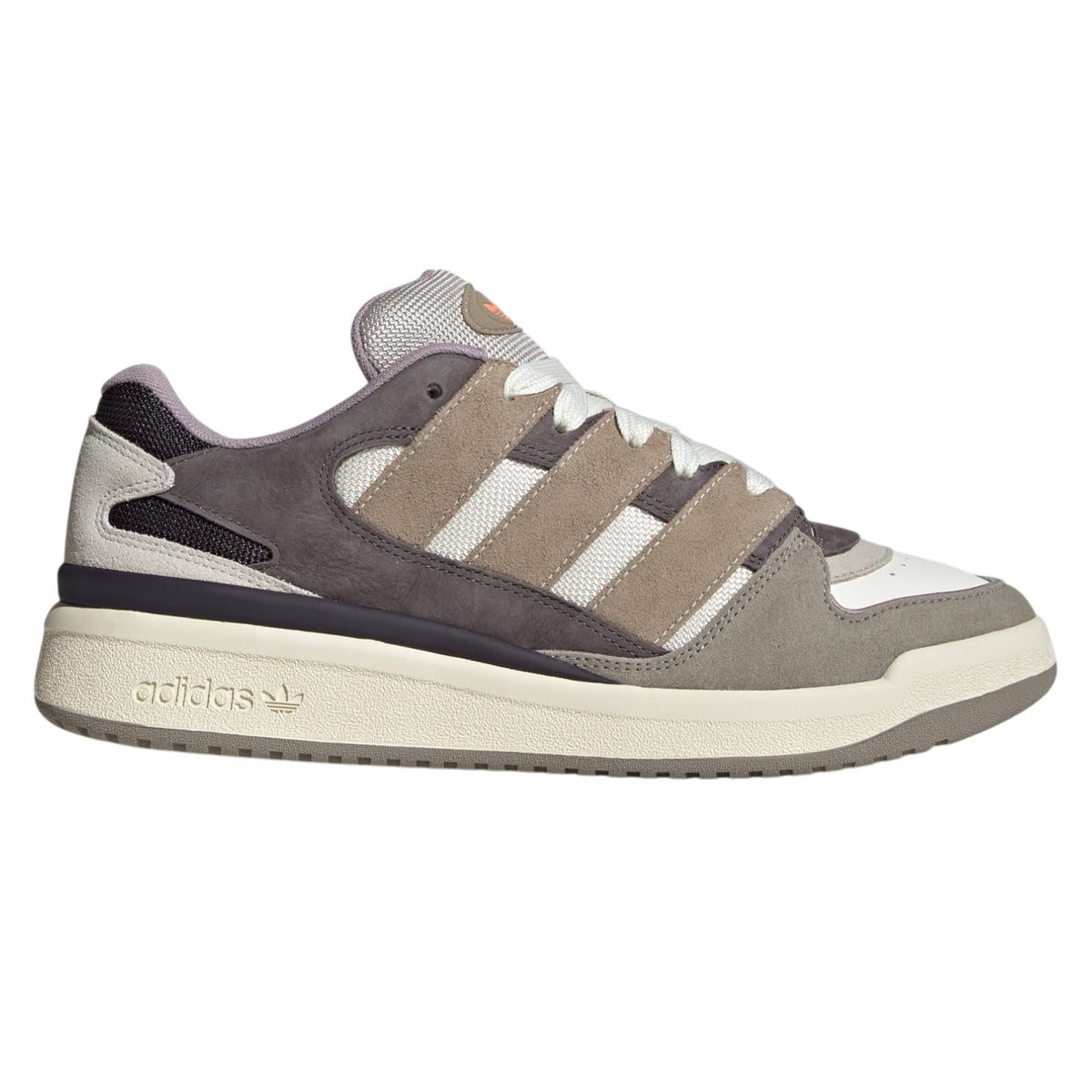 adidas Originals Forum Puffed Shoes - Off White / Blanch Cargo / Charcoal