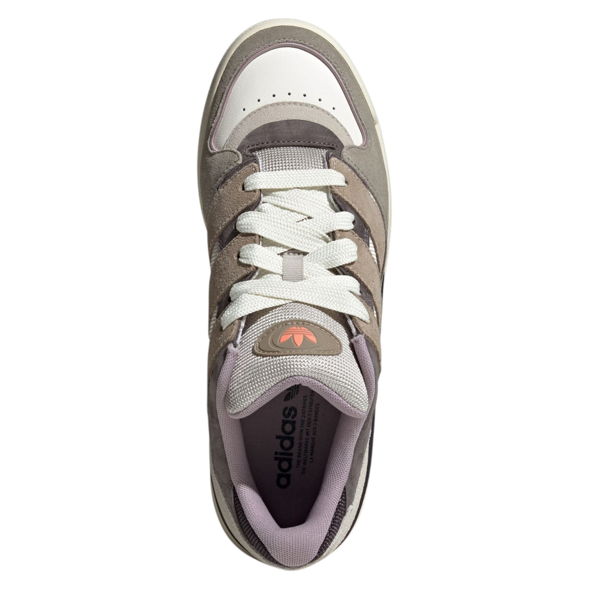 adidas Originals Forum Puffed Shoes - Off White / Blanch Cargo / Charcoal