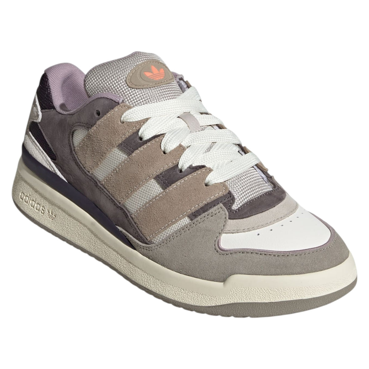adidas Originals Forum Puffed Shoes - Off White / Blanch Cargo / Charcoal