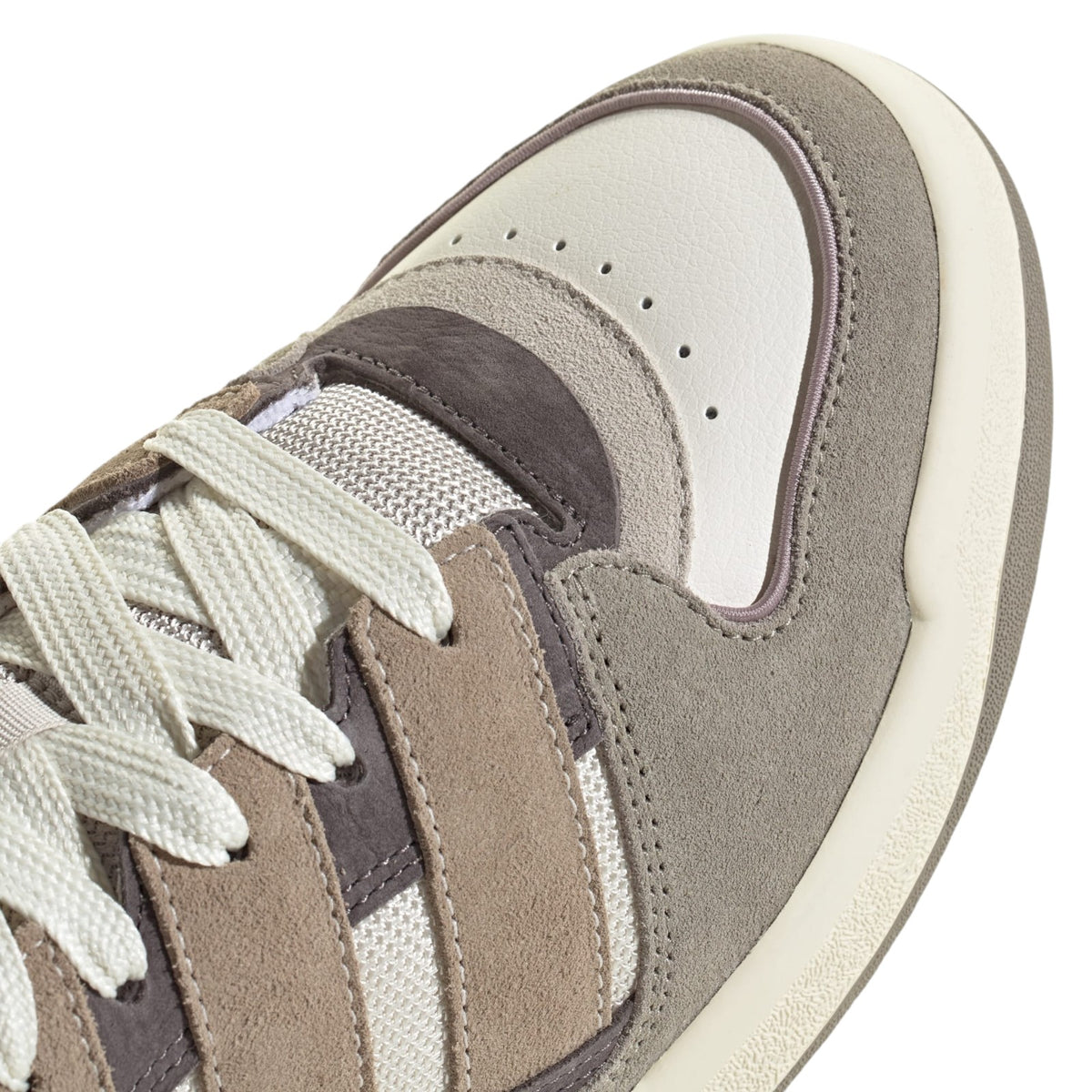 adidas Originals Forum Puffed Shoes - Off White / Blanch Cargo / Charcoal