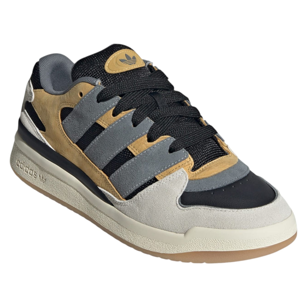 adidas Originals Forum Puffed Shoes - Core Black / Oat / Off White
