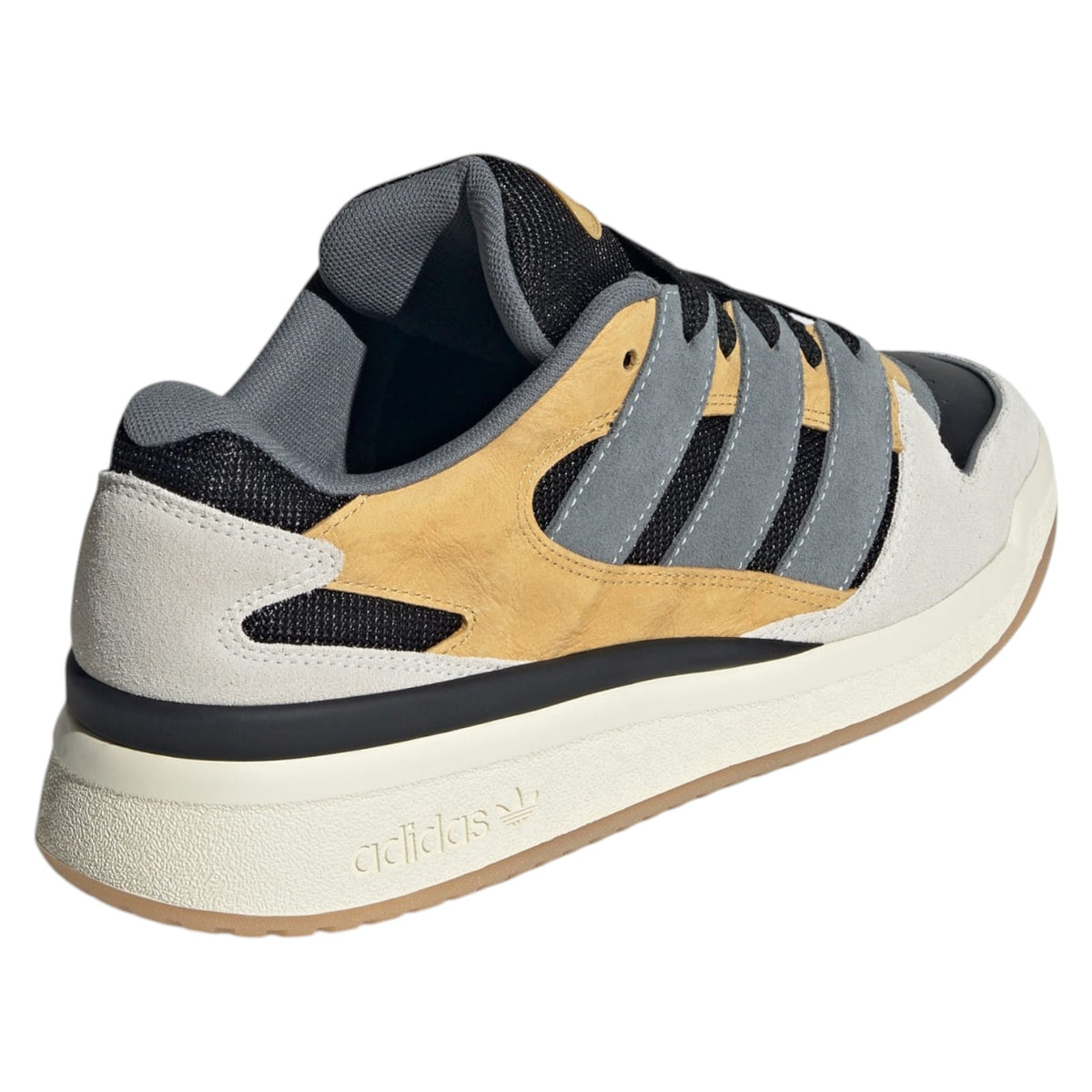 adidas Originals Forum Puffed Shoes - Core Black / Oat / Off White