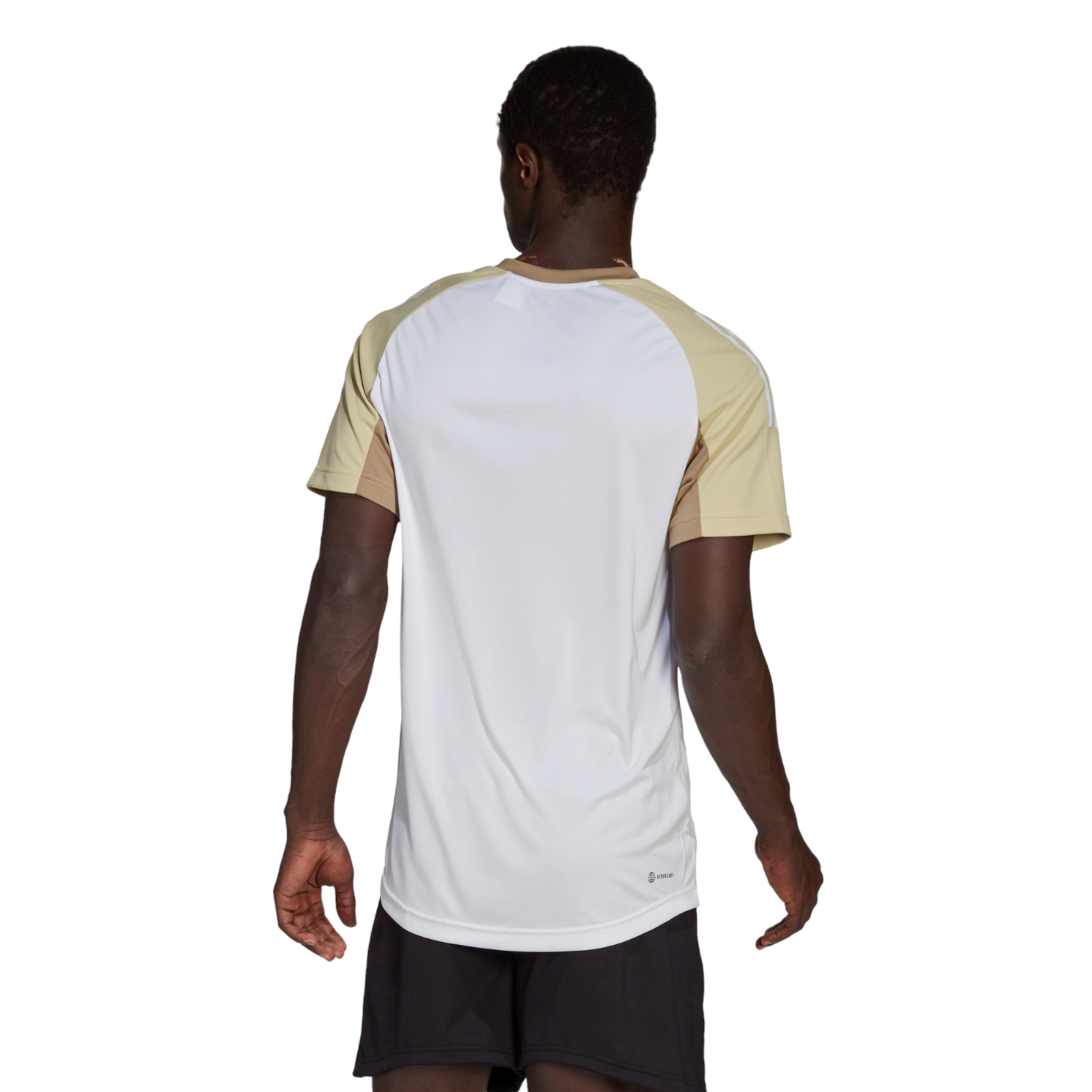 addias Retro AEROREADY Training Jersey Tee - White - ViaductClothing -  -  