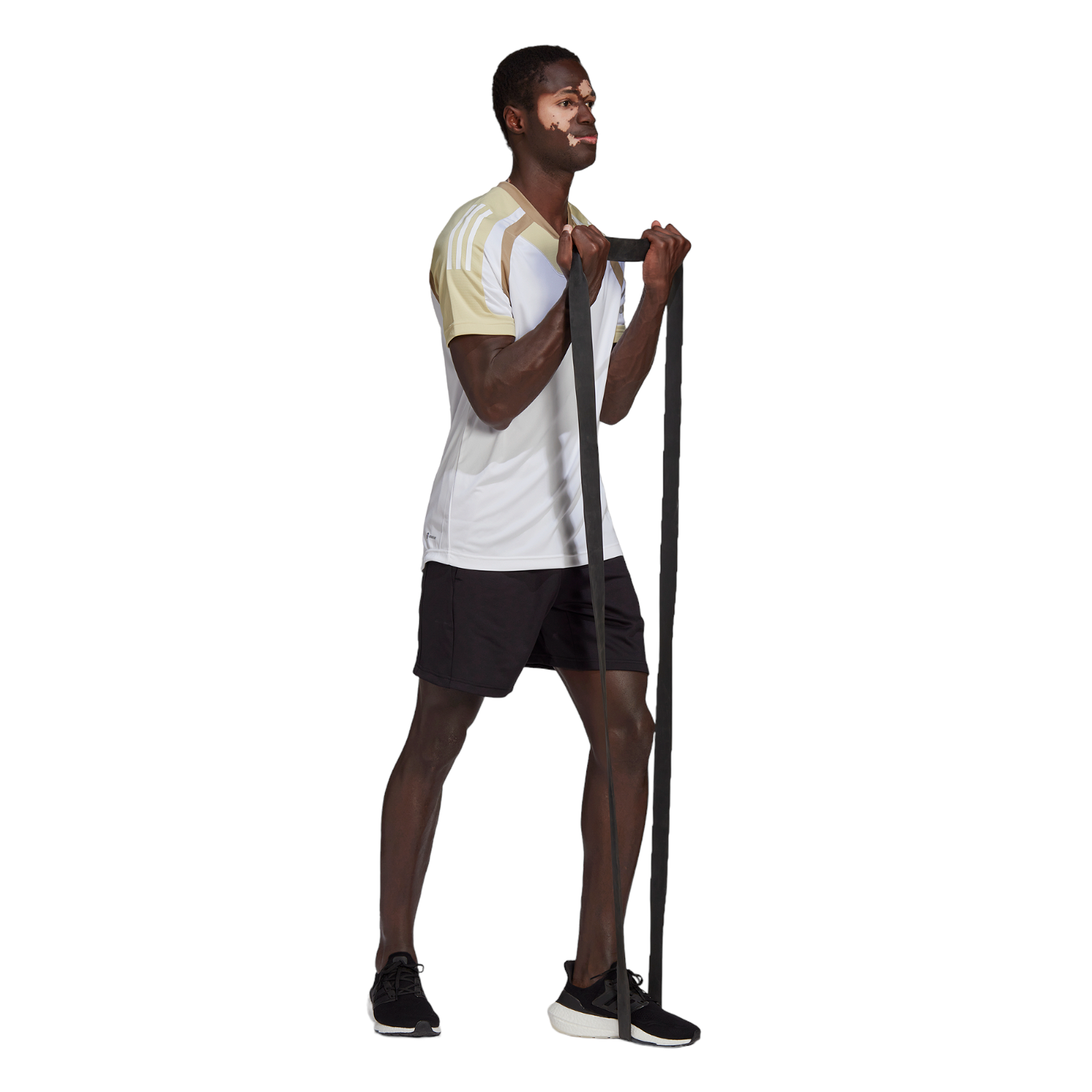 addias Retro AEROREADY Training Jersey Tee - White - ViaductClothing -  -  