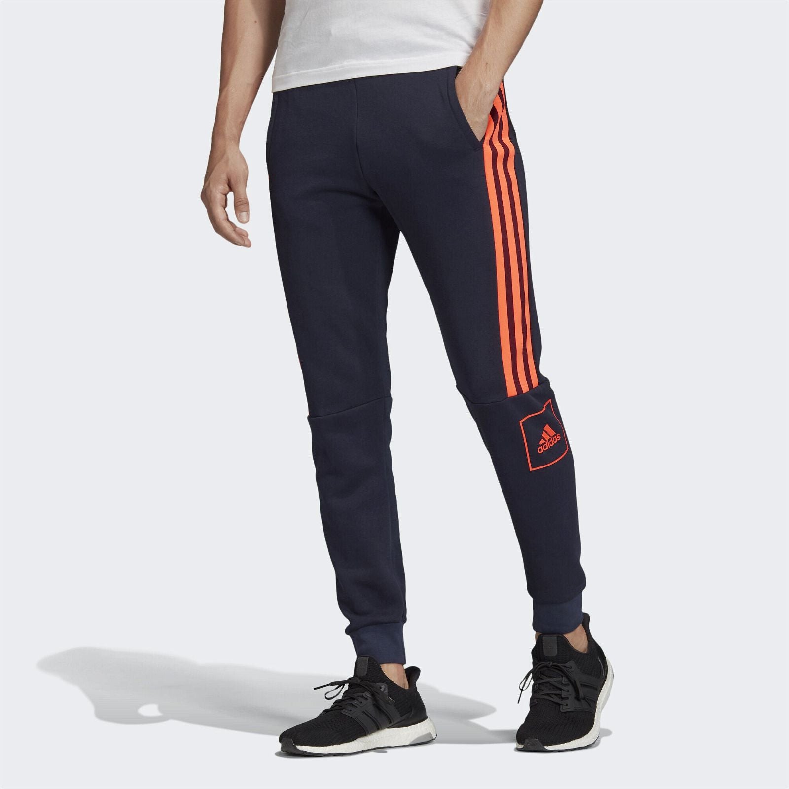 adidas 3-Stripe Joggers - Navy - ViaductClothing -  -  